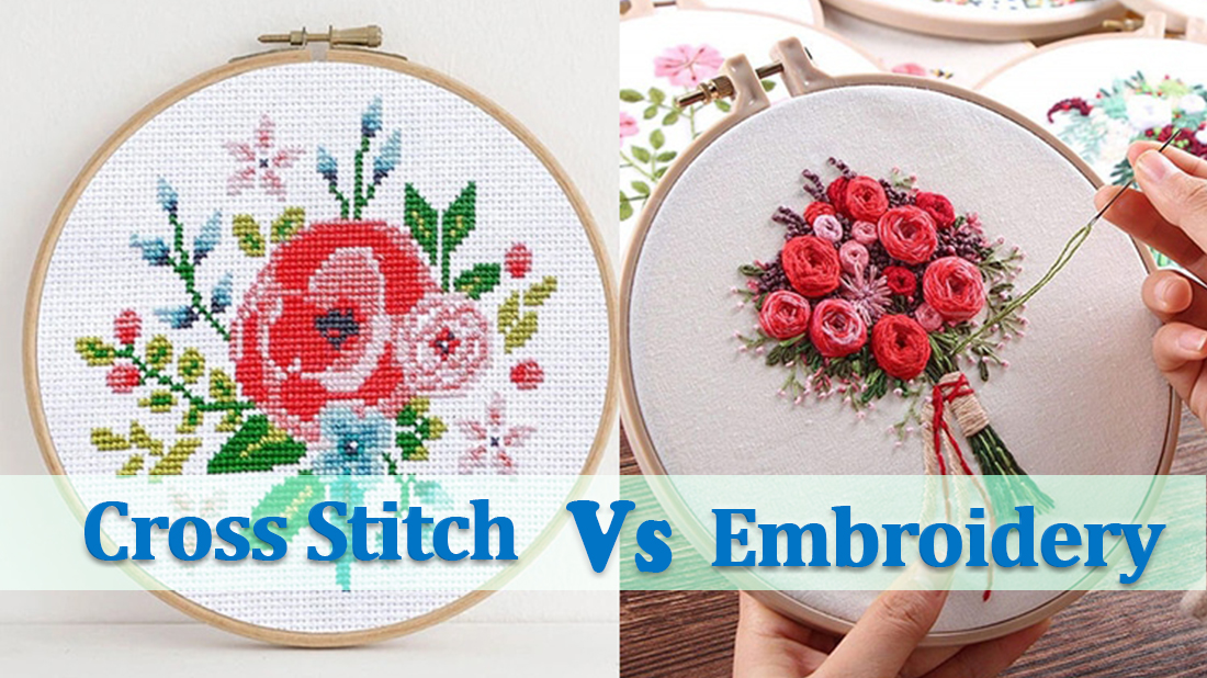 Cross Stitch VS Embroidery