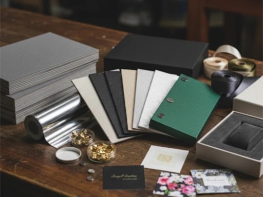 Embossed packaging boxes